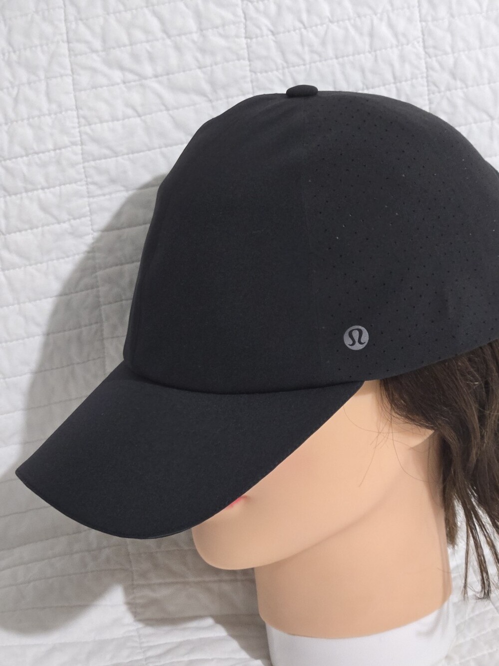 lululemon athletica Black Perforated Athletic Baseball Cap
